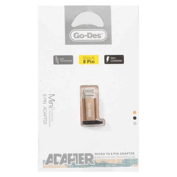 Go-Des GD-CT02 Micro to Lightning Çevirici OTG Kablo - Görsel 4