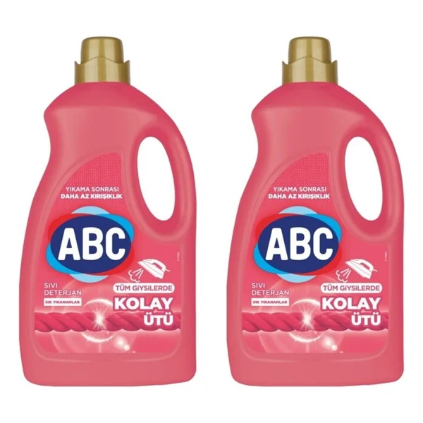 ABC Kolay Ütü Sıvı Deterjan 2.7 lt 2'li - Görsel 2