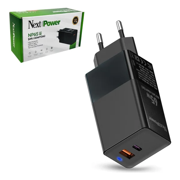 Next Power NP65W 65 W Hızlı Şarj Adaptörü - Görsel 2