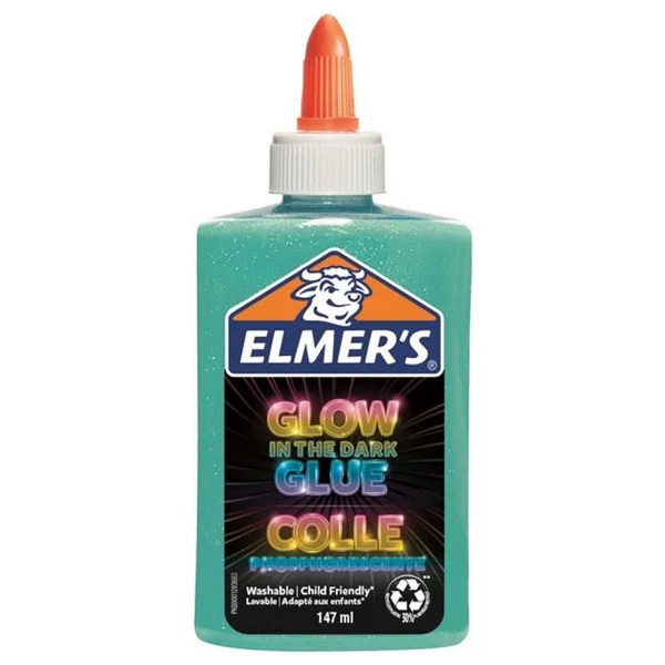 Elmer's Karanlıkta Parlayan Slime Mavi Yapıştırıcı 147 ml - Görsel 2