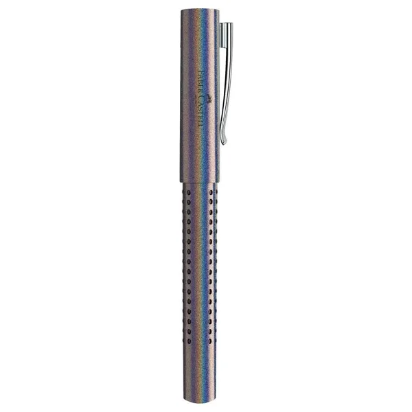 Faber-Castell Grip Edition Glam Gümüş Dolma Kalem - Görsel 3