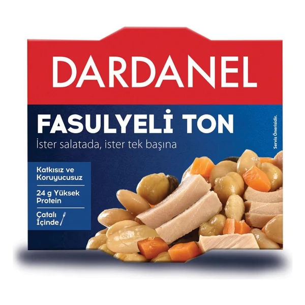 Dardanel Aç Ye Fasulyeli Ton 185 gr - Görsel 2