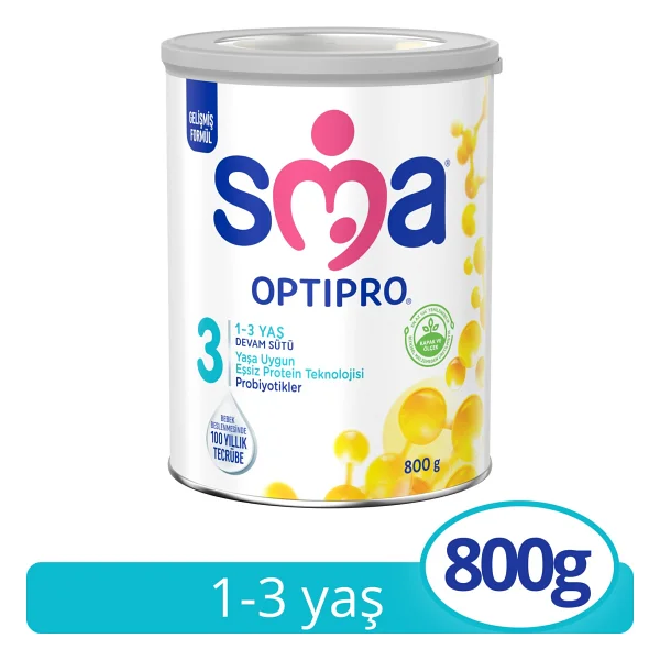 SMA Optipro 3 Probiyotik Devam Sütü 800 gr 3 Adet - Görsel 7