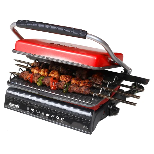 Dökümix Ultra Plus Kırmızı 1800 W Izgara ve Tost Makinesi - Görsel 4
