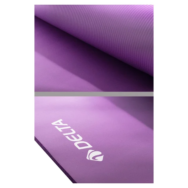 Delta Konfor Zemin 10 mm Taşıma Askılı Pilates Minderi Yoga Matı - Mor - Görsel 3