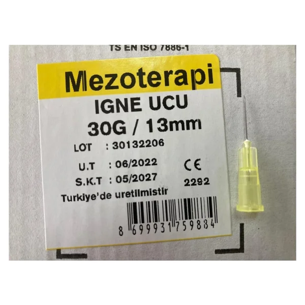 Genject Mezoterapi Iğne Ucu 30g 13mm 250 Adet - Görsel 2