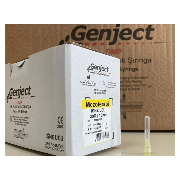 Genject Mezoterapi Iğne Ucu 30g 13mm 250 Adet - Görsel 3