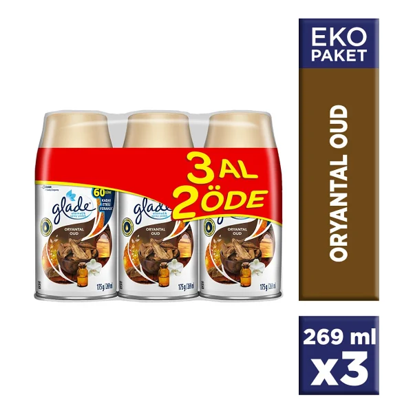 Glade İpeksi Vanilya 269 ml 3'lü Paket Yedek Oda Kokusu - Görsel 7