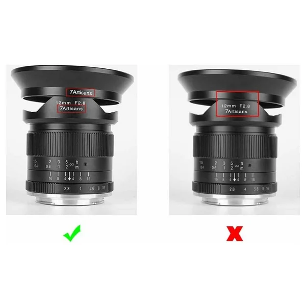 7artisans 12mm F2.8 Lens için Filtre Adaptörü 77mm - Görsel 4