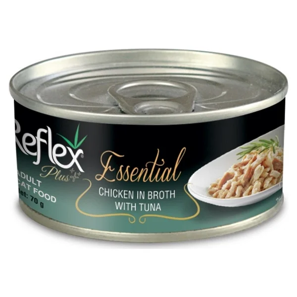 Reflex Plus Essential Tavuklu ve Ton Balıklı 70 gr Yetişkin Konserve Kedi Maması - Görsel 4