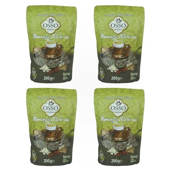 Osso Menengiç Türk Kahvesi - 200 gr 4'lü - Halis Kahve - Görsel 3