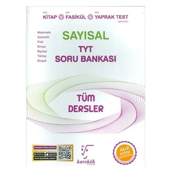 Karekök Yayınları TYT Tüm Dersler Soru Bankası (Sayısal) - Görsel 5