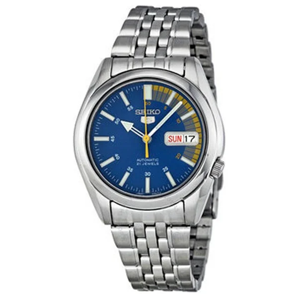 Seiko 5 SNK371 Mavi Erkek Kol Saati - Görsel 2