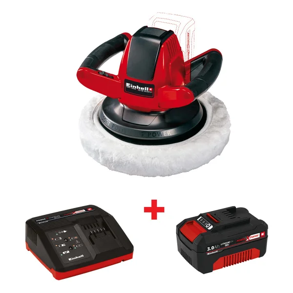 Einhell CE-CB 18/254 Li Tek Akülü 3 Ah Polisaj Makinesi - Görsel 4