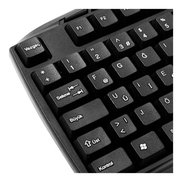 Everest KB-250F F Kablolu Klavye - Görsel 4