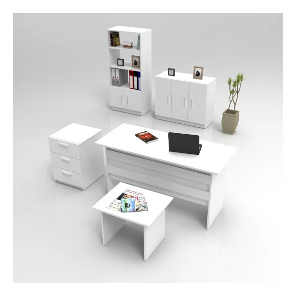 Yurudesign Vario ABCDE Ofis Büro Masa Takımı 3 Renk - Beyaz - Görsel 4