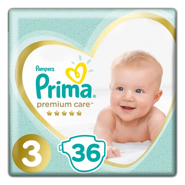 Prima Premium Care 3 Numara Midi 36'lı Bebek Bezi - Görsel 6