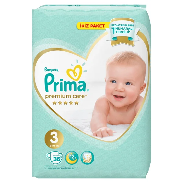 Prima Premium Care 3 Numara Midi 36'lı Bebek Bezi - Görsel 9