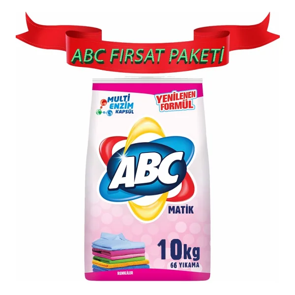 ABC Matik Canlı Renkler 10 kg Toz Deterjan - Görsel 2