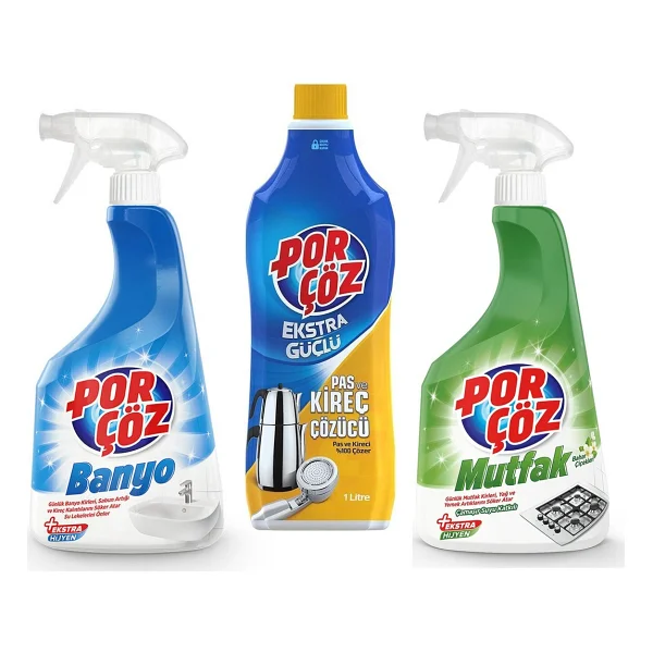 Porçöz Banyo + Kireç Sökücü + Porçöz Mutfak - Görsel 5