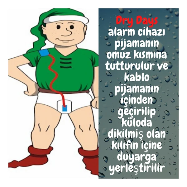 Dry Days Sesli Titreşimli Yatak Islatma Alarm Cihazı - Görsel 3