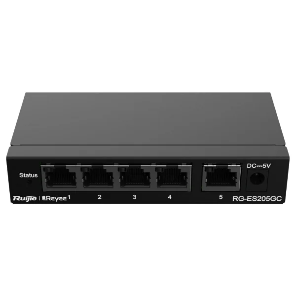 Ruijie Reyee RG-ES205GC 5 Port 10/100/1000 Mbps Gigabit Switch - Görsel 3