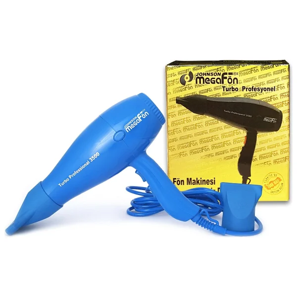Johnson Megafön 3500 Profesyonel Turbo 2400 W Saç Kurutma Makinesi Mor - Görsel 9