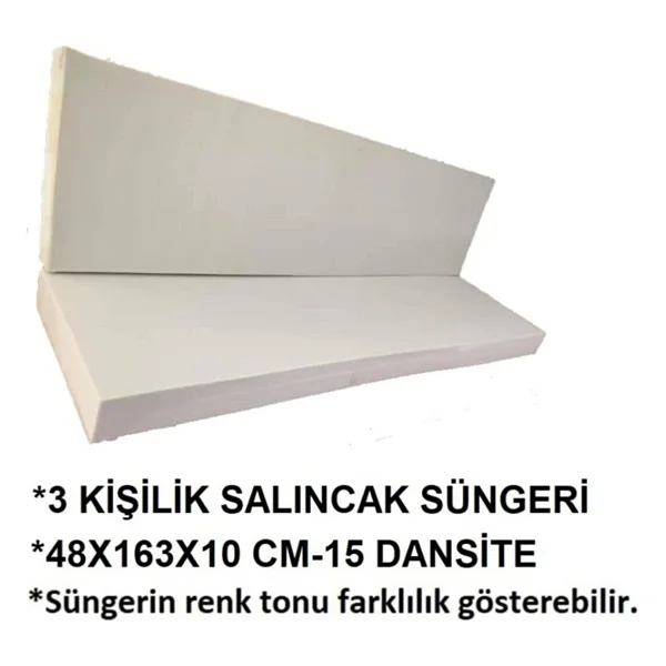 Nelson Salıncak Süngeri 3 Kişilik 48X163 Cm-10 cm Kalınlık 15 Dansite-2 Adet-1 Takımlık - Görsel 2