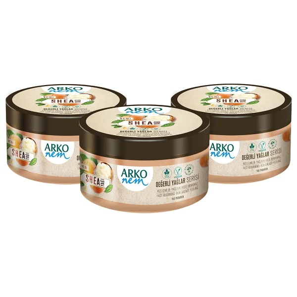 Arko Nem Değerli Yağlar Shea Yağı Özlü 250 ml Nemlendirici Krem - Görsel 2