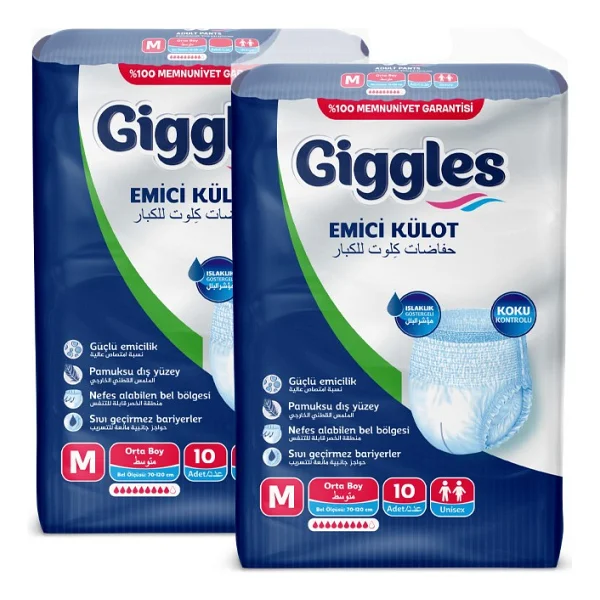 Giggles Emici Külot Ekstra Büyük Boy XL 7'li 2 Adet Hasta Bezi - Görsel 5
