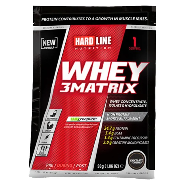 Hardline Nutrition 3 Matrix 30 gr 78 Saşe Whey Protein Tozu - Görsel 3