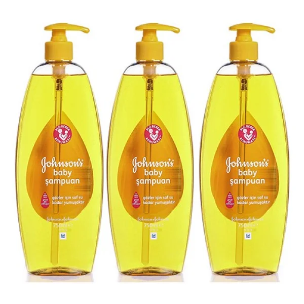 Johnson's Baby Bebek Şampuanı 750 ml 3 Adet - Görsel 2