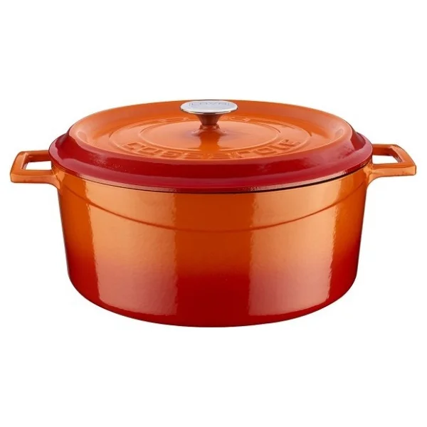 Lava Trendy Turuncu 32 cm Derin Döküm Tencere - Görsel 2