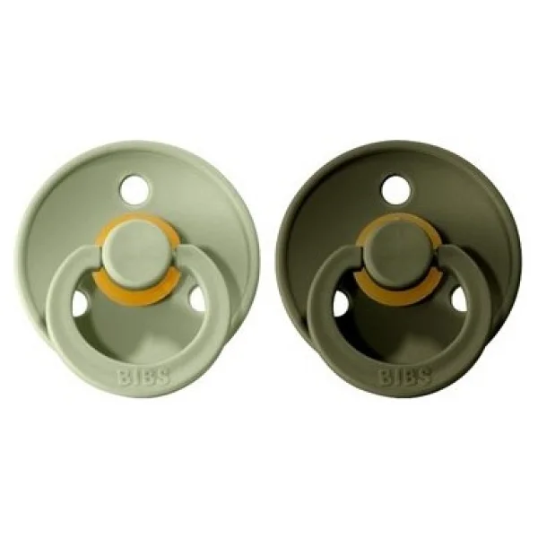 Bibs Colour Sage-Hunter Green 18 Ay+ İkili Kauçuk Emzik - Görsel 6