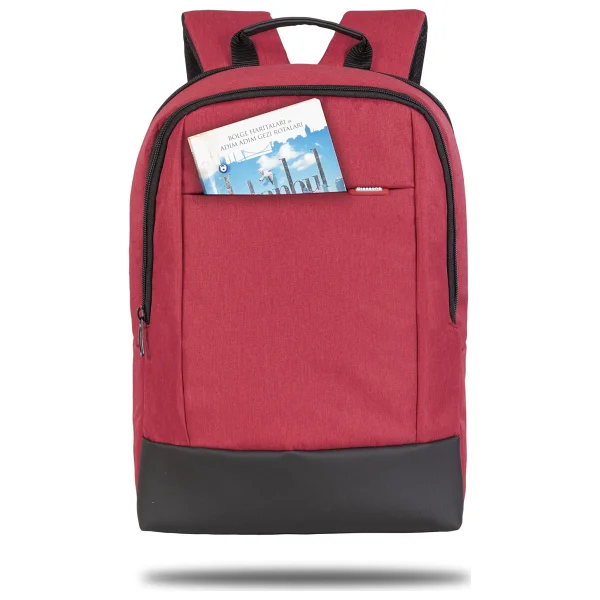 Classone Twin Color BP-TW1502 Kırmızı 15.6" Laptop Sırt Çantası - Görsel 5