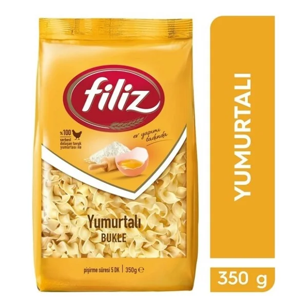 Filiz Yumurtalı Bukle Makarna 350 gr - Görsel 3