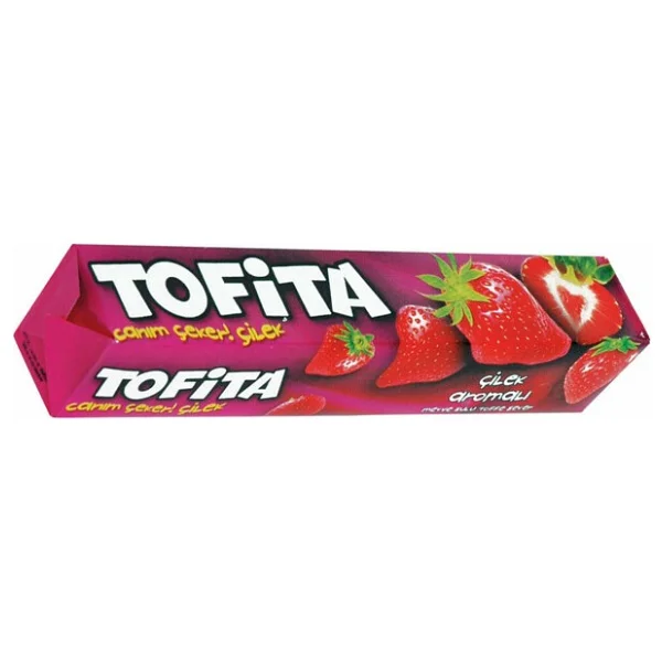 Kent Tofita Çilek Aromalı 47 gr Şeker - Görsel 2