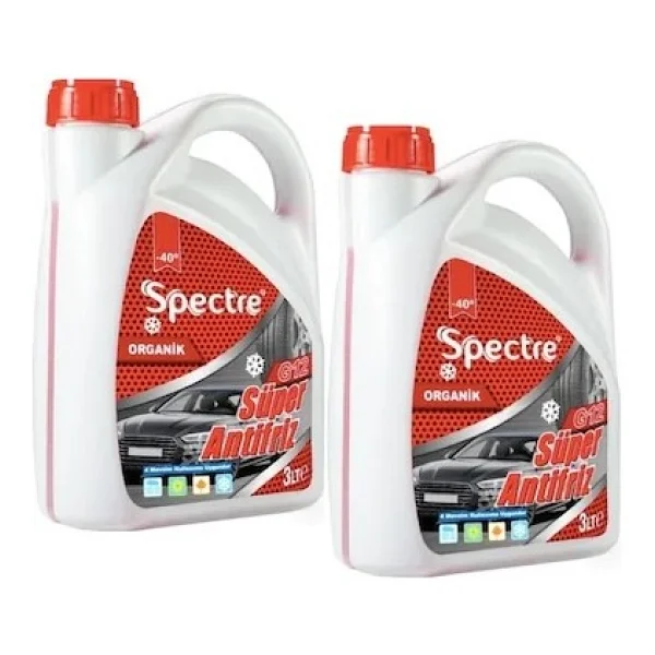 Spectre G12 Organik -40 Derece 3 lt 2'li Kırmızı Antifriz - Görsel 3