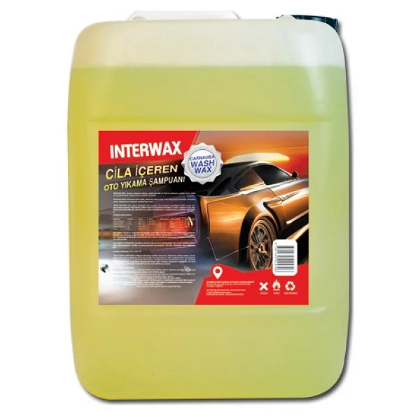 İnterwax 5 kg Cilalı Oto Yıkama Şampuanı - Görsel 2
