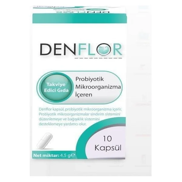 Denflor Probiyotik 10 Kapsül - Görsel 3