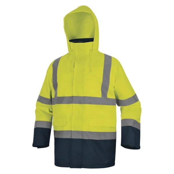 Delta Plus Speed Pu Kaplı Oxford Kumaş 5+1 Parka SARI-LACİVERT - Görsel 3