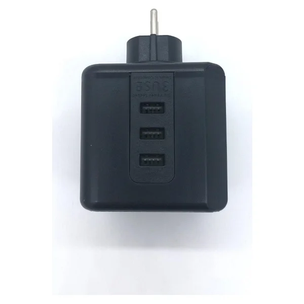 Fulltech FTR-09 2500 Joule USB'li Kablosuz 3'lü Akım Korumalı Priz - Görsel 2