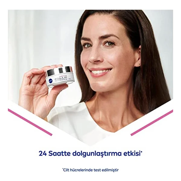 Nıvea Cellular Expert Filler Yoğun Gündüz Bakım Yüz Kremi 50 Ml, Hyaluronik Asit V - Görsel 4
