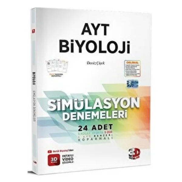 3D Yayınları AYT Biyoloji Simülasyon Denemeleri - Görsel 3