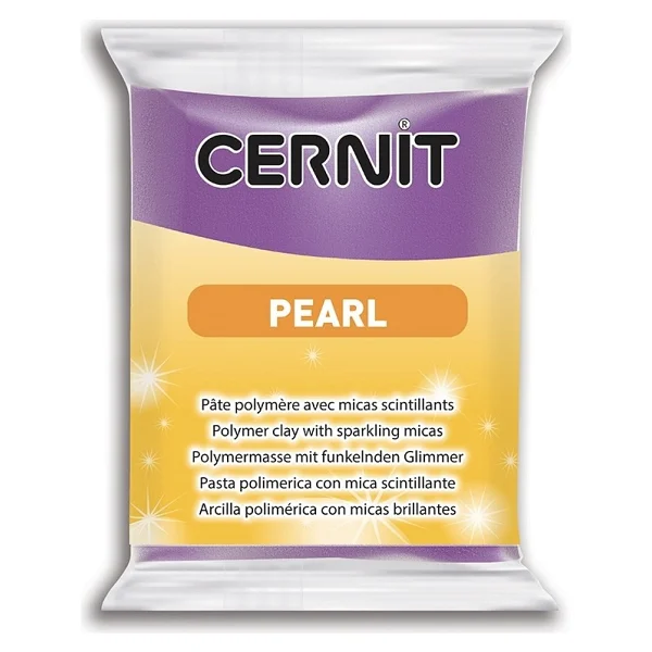 Cernit Pearl Polimer Kil 56 Gr 900 Violet - Görsel 2