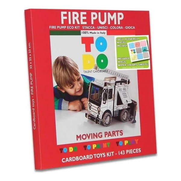 Todo Fire Pump 3D Boyanabilir Maket Fp6005 - Görsel 3