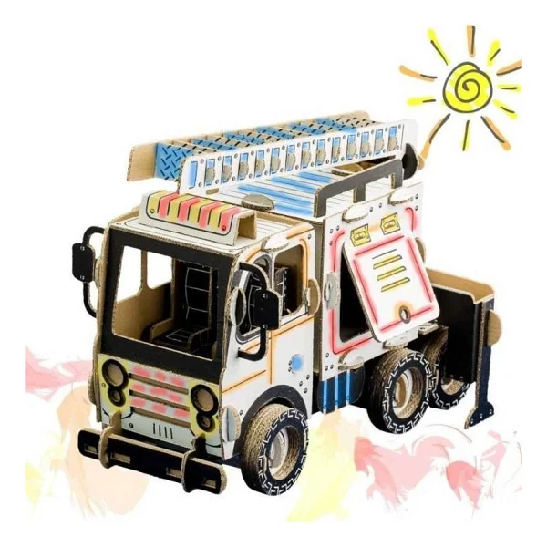 Todo Fire Pump 3D Boyanabilir Maket Fp6005 - Görsel 6