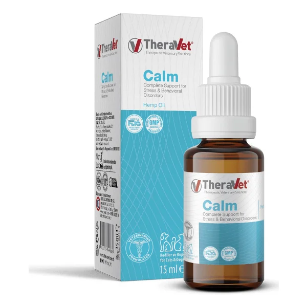 TheraVet Calm 15 ml Kediler ve Köpekler İçin Sakinleştirici Damla - Görsel 2