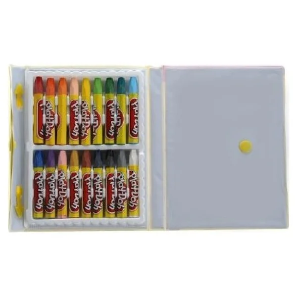 Play-Doh PLAY-PA006 Çantalı 18'li Pastel Boya - Görsel 7