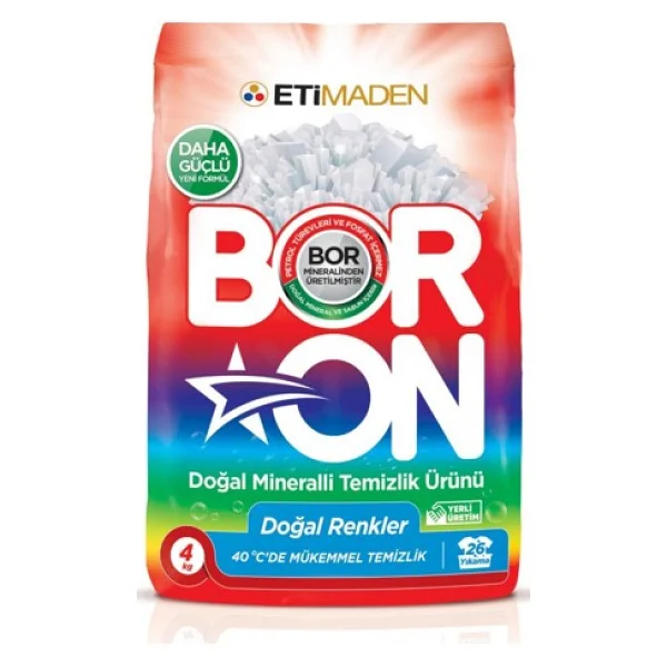 Boron Renkliler için 4 kg Toz Deterjan - Görsel 4